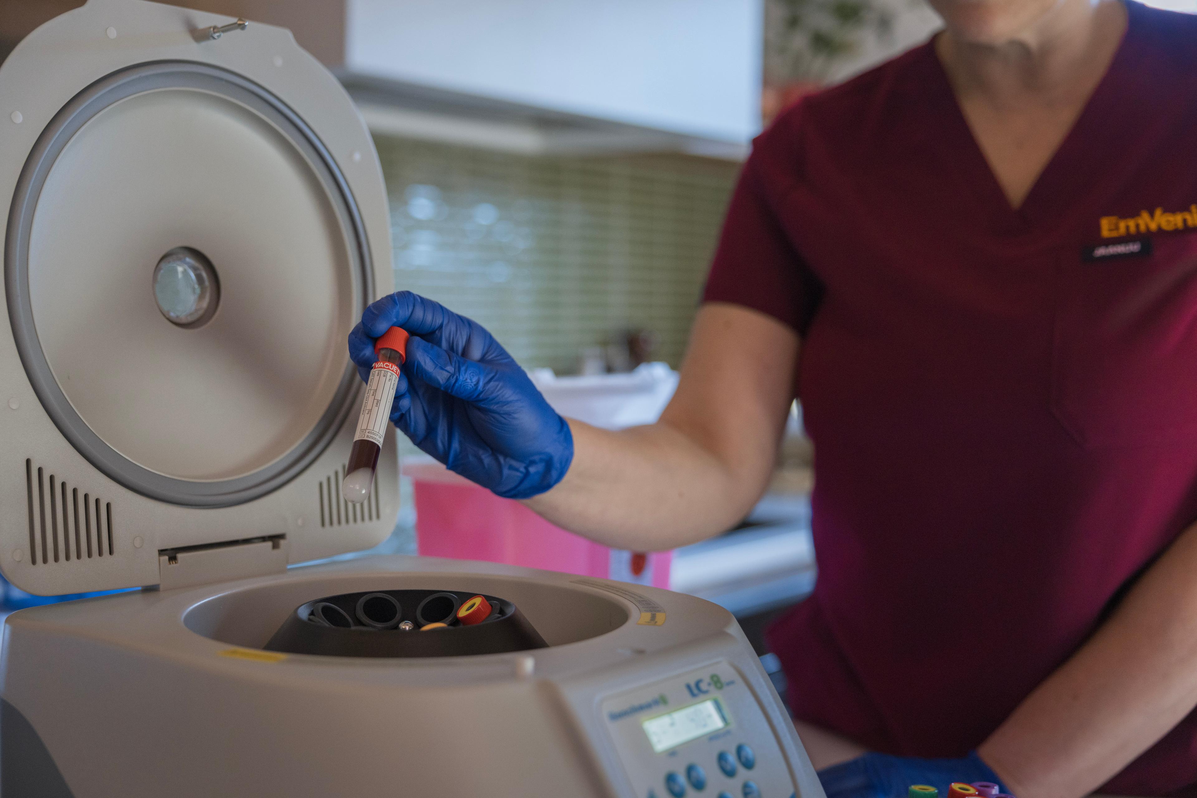 EmVenio Certified Mobile Research Clinician in lab